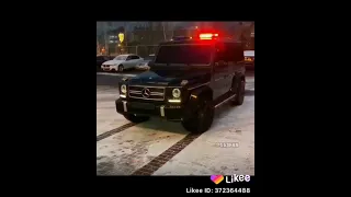 Полицейская машина Гелик G class/ Police car Gelik G 63!