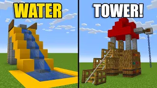 Minecraft: 20+ Playground Build Hacks!