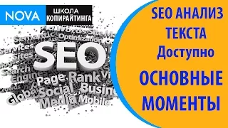 SEO анализ текста доступным языком. Основные моменты seo анализа текста!