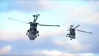 Team FF150 held Deck Landing Qualification together with AW159 Wildcat Anti Submarine Helicopter