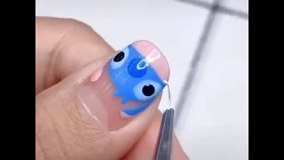 Cute Stitch Nails Tutorial-BORN PRETTY