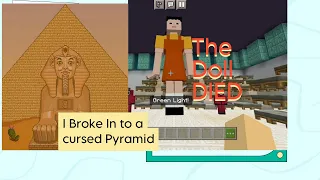 I Broke Into A Cursed Pyramid | Maizen parody | squid game theme music #minecraft #forkids #maizen