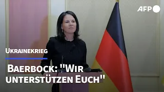 Baerbock in Odessa: "Wir unterstützen Euch jeden weiteren Tag" | AFP