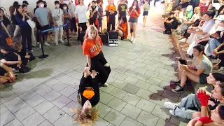 SATURDAY. BLACK MIST. LIA & FRIEND. AMAZING ATTRACTIVE PERFORMANCE. HONGDAE STREET.