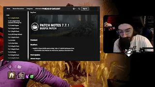 Bug Fix Patch 7.7.1 Fixes Everything (But Not Really) | Dead by Daylight