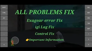 IGI All Problem Fix Exagear Android Emulator Tutorial