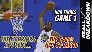 NBA Finals Game 1: The Warriors Are Fast, The Cavs Not So Much