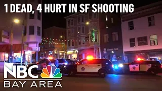 Shooting in San Francisco Leaves 1 Dead, 4 Injured: Police