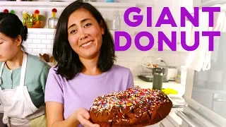 Lo Makes A Giant Donut The Size Of 24 Regular Ones | Whoa Lo