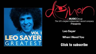 Leo Sayer - When I Need You