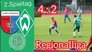 SV Werder Bremen 2 - SV Drochtersen/Assel Regionalliga Highlights Erste Halbzeit