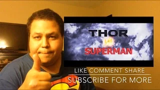 Superman VS Thor: Clash of the Gods - New Epic Fan Trailer (Marvel vs DC) REACTION!!