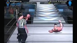 WWE Smackdown Here Comes The Pain - Goldberg VS Brock Lesnar