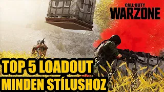 TOP 5 WARZONE LOADOUT MINDEN STÍLUSHOZ! - Cod Warzone Tippek/Trükkök Magyarul