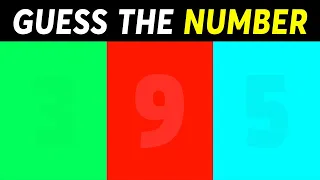 Guess The Hidden Number | 30 Optical Illusion Tests | Easy, Medium, Hard, Impossible