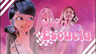 NIÑA DE LA ESCUELA-Lola Indigo,TINI,Belinda-Miraculous Ladybug - colaboración con Miraculous Bogabug