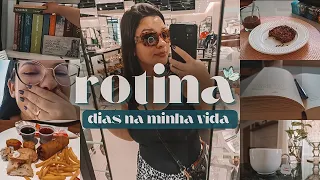 alguns dias na minha vida 💙 rotina, unboxing e tour pelos livros da Pedrazul & comprinhas