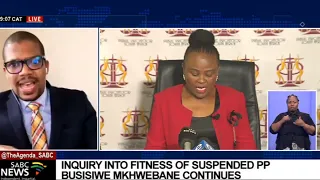 Impeachment inquiry against suspended Public Protector Busisiwe Mkhwebane continues