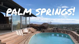 PALM SPRINGS MODERNISM WEEK - ALBERT FREY HOUSE TOUR - VLOG