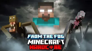 Surviving HEROBRINE From the Fog in Minecraft Hardcore... But he brought Friends