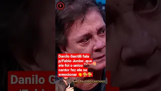 FABIO JÚNIOR FAZ DANILO GENTILLI SE EMOCIONAR COM SUA MÚSICA #shorts #danilogentili #fabiojunior