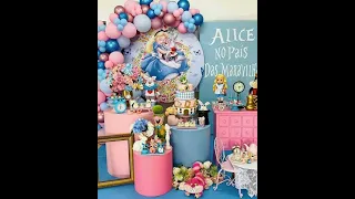 ideias de Decoração Tema Alice no Pais das Maravilhas