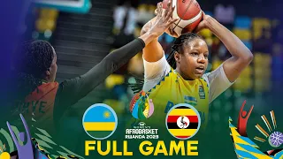 QUARTER-FINALS: Rwanda v Uganda | Full Basketball Game | FIBA Women's AfroBasket 2023