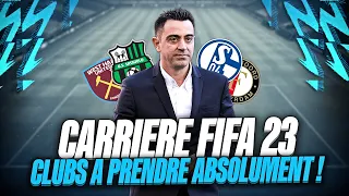 FIFA 23 | 7 CLUBS À PRENDRE ABSOLUMENT EN CARRIÈRE MANAGER !