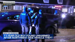 Child safe after car stolen on NW Side with 11 year old still inside, Chicago police say