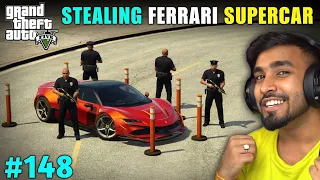 I STOLE $10MILLION FERRARI SUPERCAR //🏎️|| GTA 5 GAMEPLAY #1