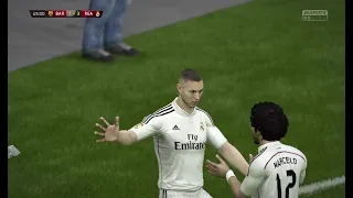 Barcelona vs Real Madrid (1-3) || Benzema Scores Hattrick || Weekend Gameplay