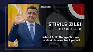 5 IUNIE 2024. Liderul AUR, George Simion, e vizat de o anchetă penală