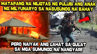 Matapang na Niligtas ng Pulubi ang Anak ng Milyunaryo sa Nasusunod na Bahay, Pero...