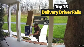 Hilarious & Intense Delivery Driver Fails | Delivery Van LEFT IN DRIVE