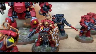 Blood Angels Army Showcase - ONE YEAR of painting!