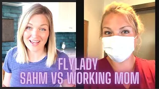 Full-Time Working Mom using the FLYLADY SYSTEM | DAY IN THE LIFE