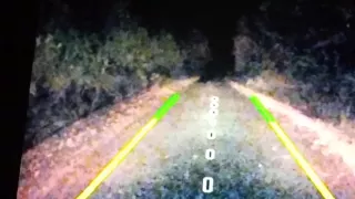 Bigfoot Chases car in Colorado Enhanced, Slowed down and Zoomed in