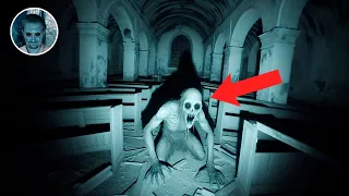 TERRIFYING Ghost Videos Captured On Camera in a Church