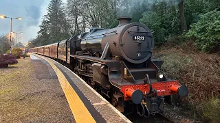 The Jacobite Redemption.  5Z12 | 45212 & 47245 with WCRC stock | Arrochar & Tarbet Station 13/04/24