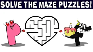 Can You Solve The Maze Puzzles #24 | Spot the Odd Alphabet Lore Quiz