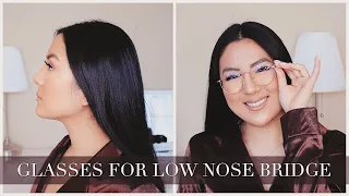 How To Find Glasses for LOW NOSE BRIDGES Ft. EyeBuyDirect | INMYSEAMS