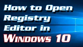 4 Methods to Open Registry Editor (regedit) in Windows 10 | Definite Solutions
