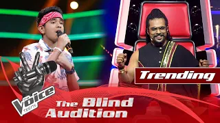 Danuk Lamasuriya | Ran Kurahan Mala (රන් කුරහන් මල) | Blind Auditions | The Voice Teens Sri Lanka