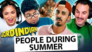 JORDINDIAN | Things People Do During Summer REACTION! | Steph & Andrew