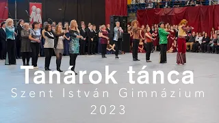 Szent István Gimnázium szalagavató 2023. A tanárok tánca a Sportkastélyban.  4K