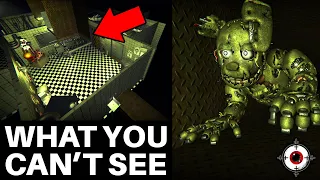 What FNAF The Glitched Attraction Hides Off Camera in the FNAF 3 Escape Room (Cursed)