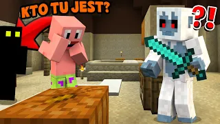 STRASZE PATRYKA W NOCY NA PALIONOWIE w Minecraft! (wystraszył się)