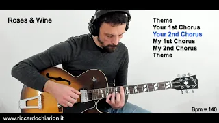 Days Of Wine And Roses 140 - Backing Track - Jazz Guitar Duet