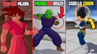 10 EASTER EGGS BRUTALES del NUEVO TENKAICHI con NIVELES de PODER (SAGA SAIYAJIN)