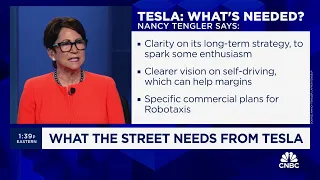 Tesla investors have to 'suspend logic' and look at how company could pivot, says Nancy Tengler